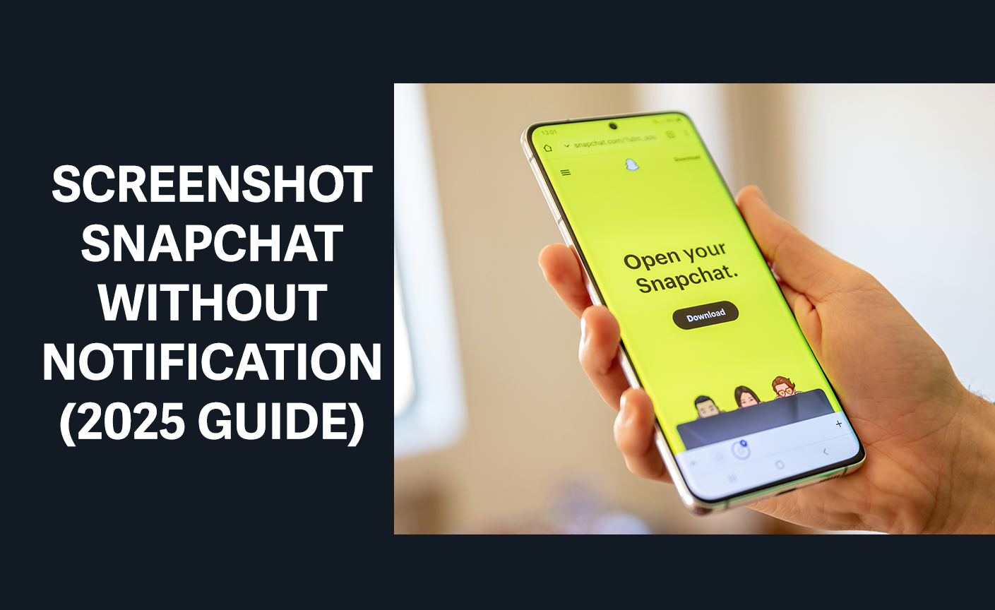 how to screenshot snapchat without them knowing