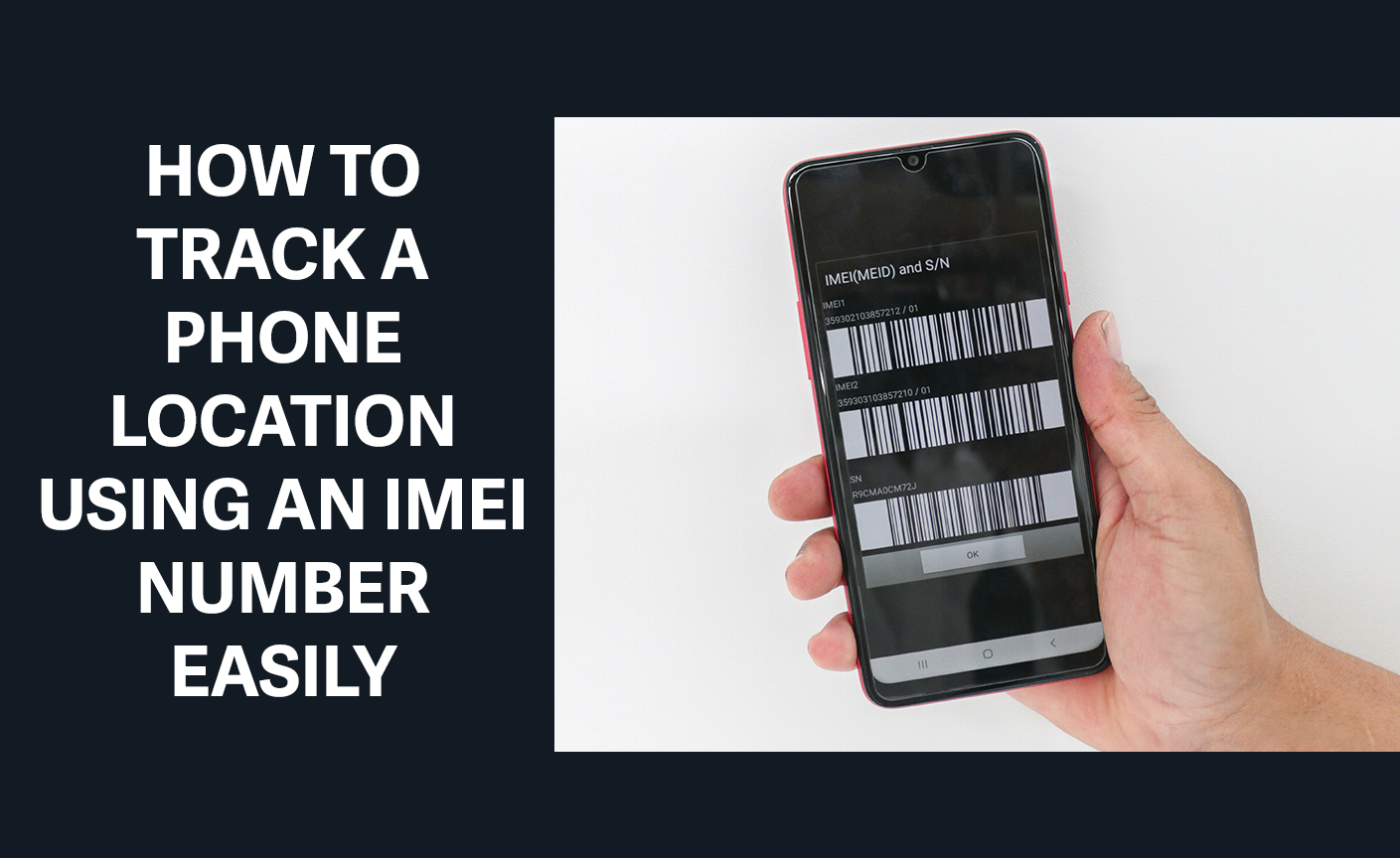 how to track phone with imei number