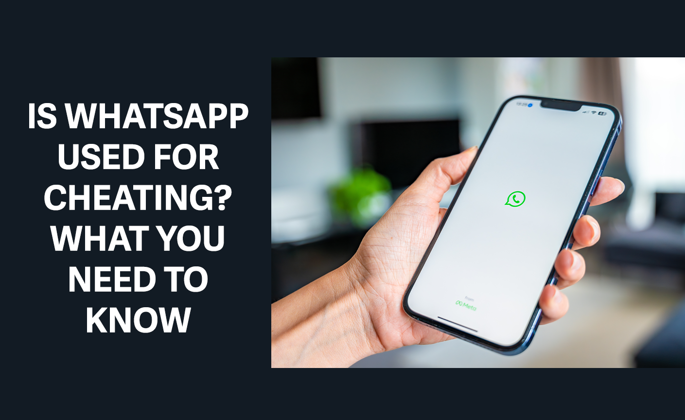 is whatsapp used for cheating