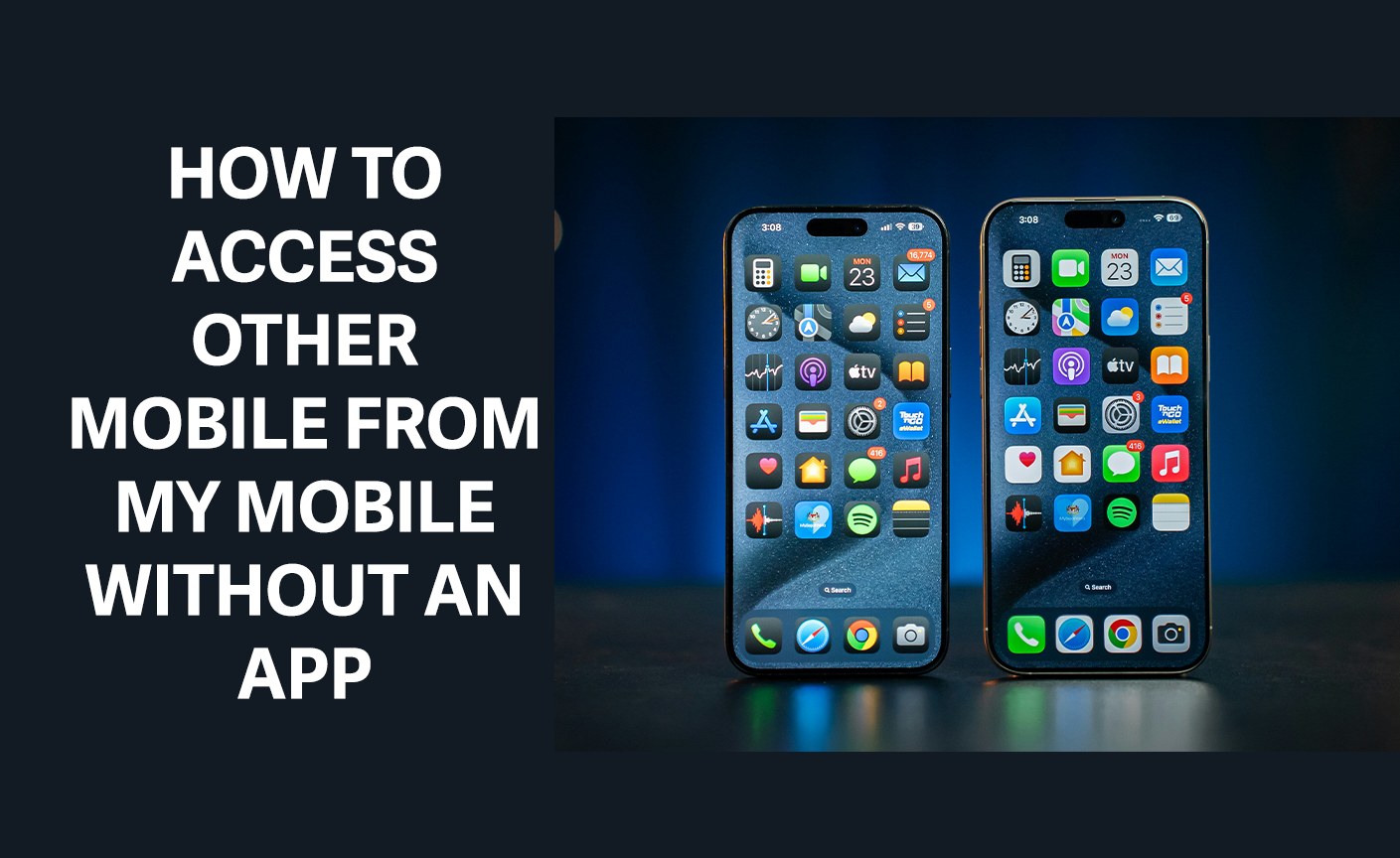 Come controllare un altro telefono dal proprio telefono senza app