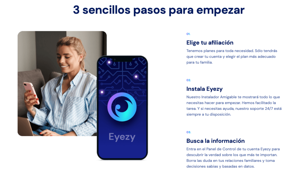 como instalar eyezy