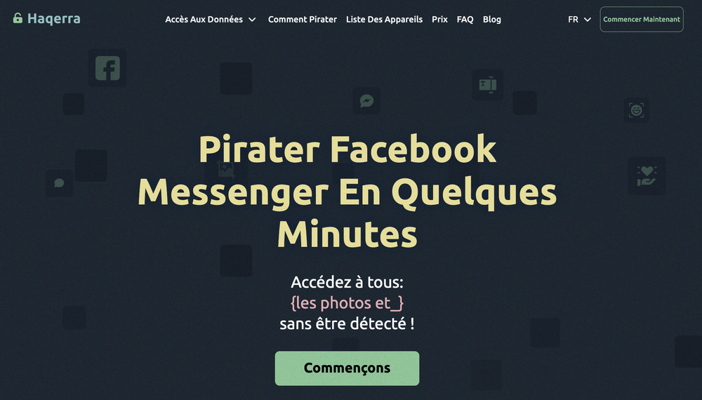 lire les messages facebook de quelqu'un avec haqerra