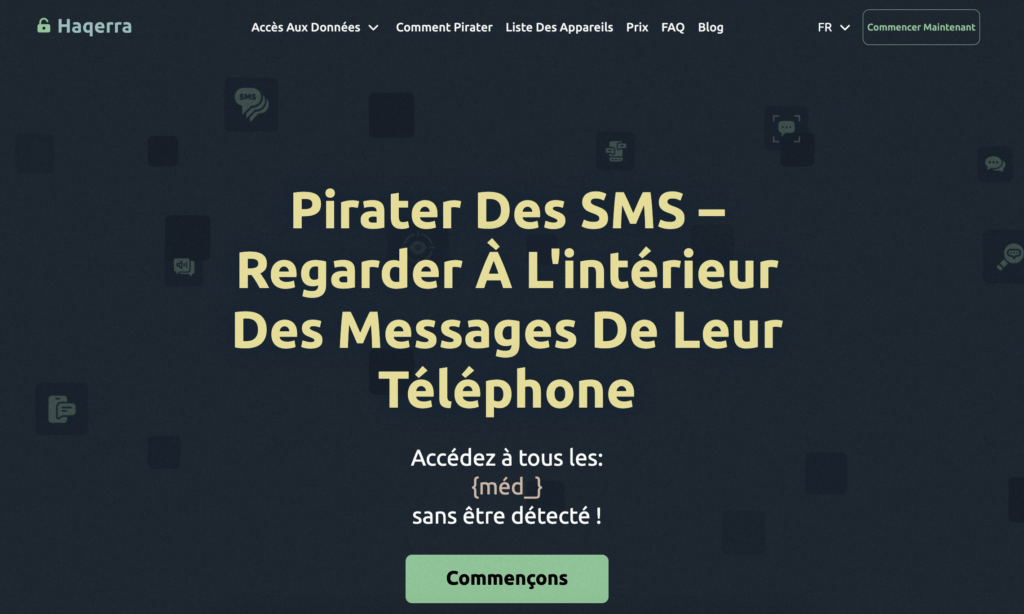 recevoir les sms d'un autre portable via haqerra