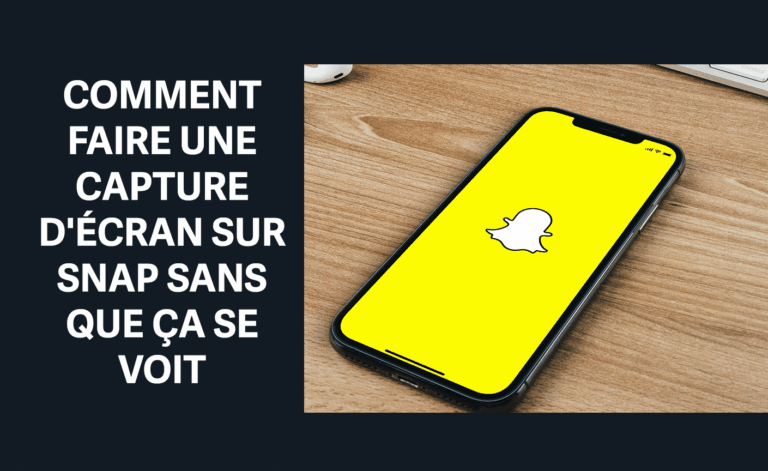Comment faire une capture d'écran sur Snap sans que ça se voit