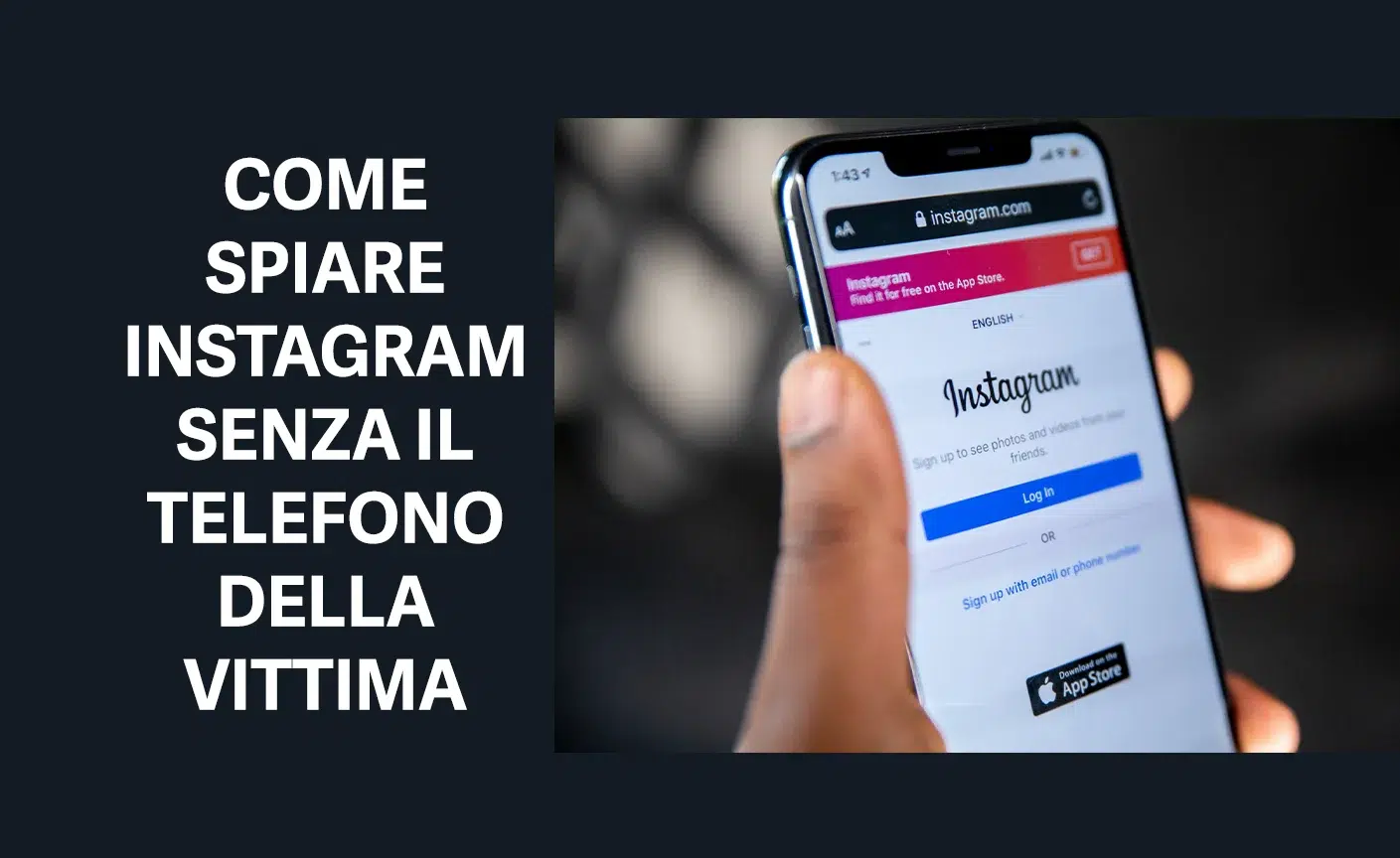 piare chat Instagram senza il telefono della vittima con Haqerra