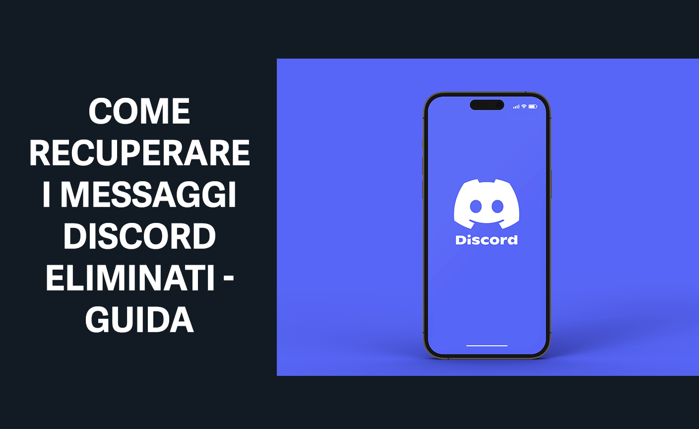 come recuperare i messaggi discord eliminati