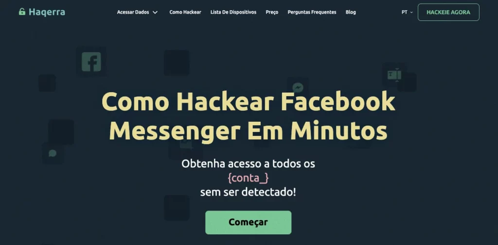 como ver conversas no messenger de outra pessoa com haqerra