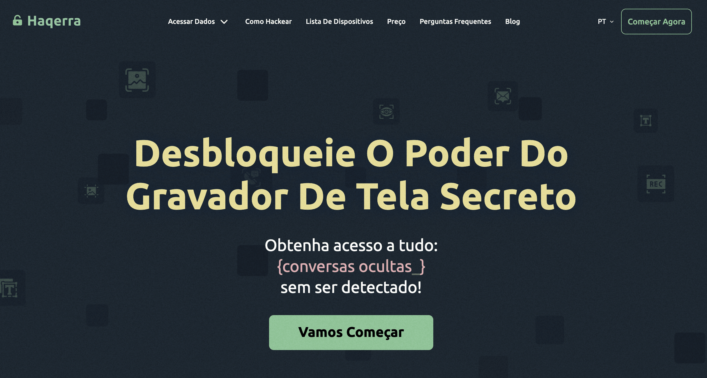 gravador de tela haqerra
