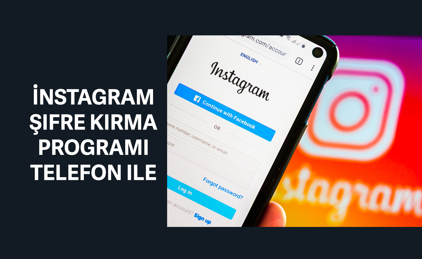 instagram şifre kırma programı telefon