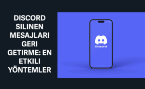discord silinen mesajları görme